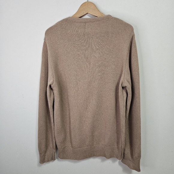 SOLD ANIAN The Cashmino Crewneck Sweater Sz L Unisex Wool Cashmere - Picture 7 of 10